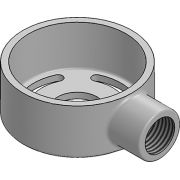 20mm Galvanised Conduit Terminal Extension Box